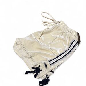 POL Cream Elastic Waist Trousers